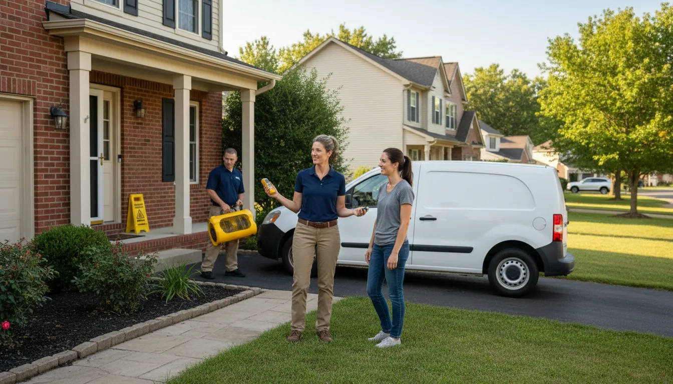 Residential water damage restoration in Daleville, VA